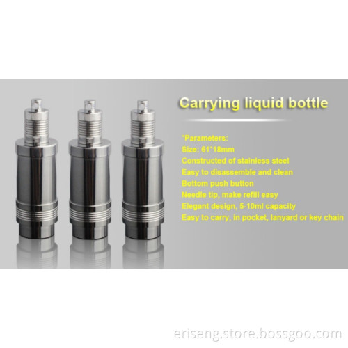 Hot Selling and Lower Price U Can Bottle for E-Liquid
